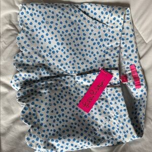 Lilly Pulitzer Blue and White Polka Dot Shorts